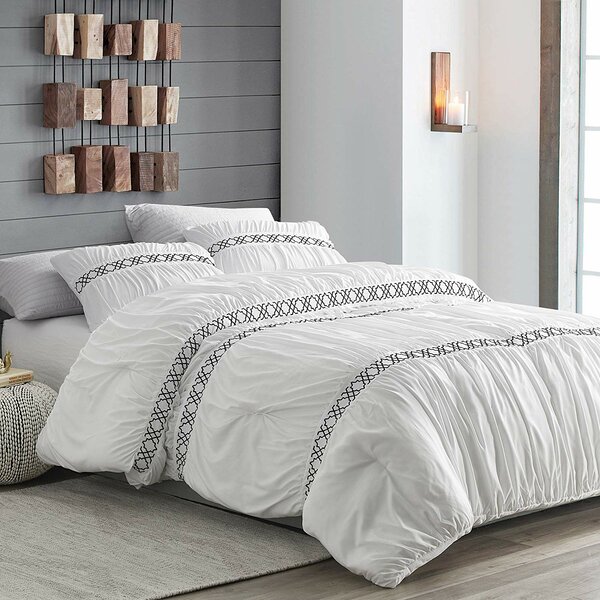 Hadley Ruched Duvet Cover Wayfair