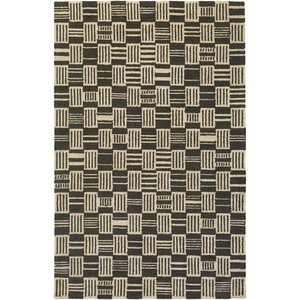 Congo Harriet Hand-Tufted Black/Beige Area Rug