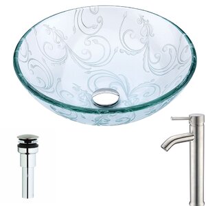 Vieno Circular Vessel Bathroom Sink