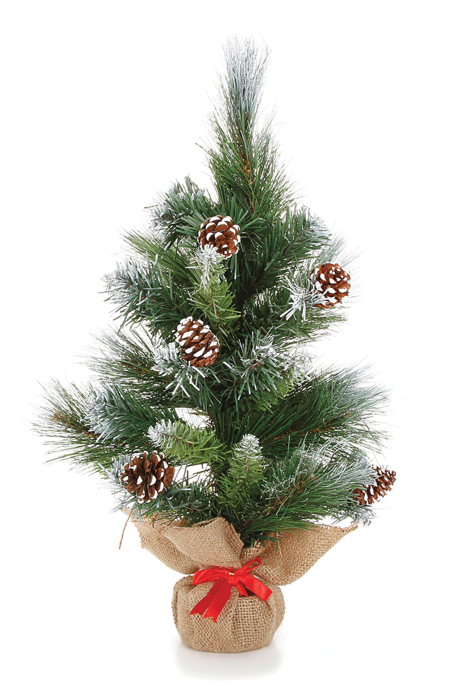 The Holiday Aisle Mini 18 Green Pine Trees Artificial Christmas The Holiday Aisle Mini 18 Green Pine Trees Artificial Christmas Tree With Snow Pinecones Wayfair
