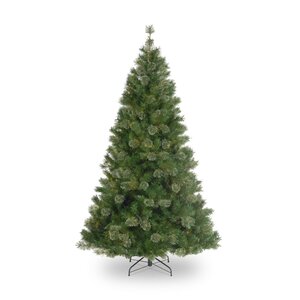 7.5' Atlanta Mixed Cashmere Pine Medium Artificial Christmas Tree