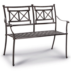 Gartenbank Mila aus Metall von Kampen Living