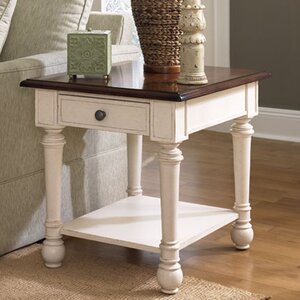 Demaree End Table With Storage