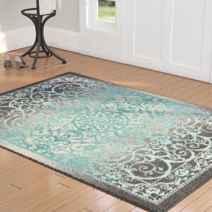 Landen Gray/Blue Area Rug