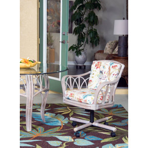 Cuba Tilt Swivel Caster Arm Chair by Alexander &..
