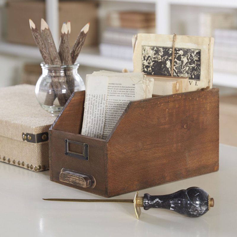 Card Catalog Keepsake Box & Reviews Joss & Main