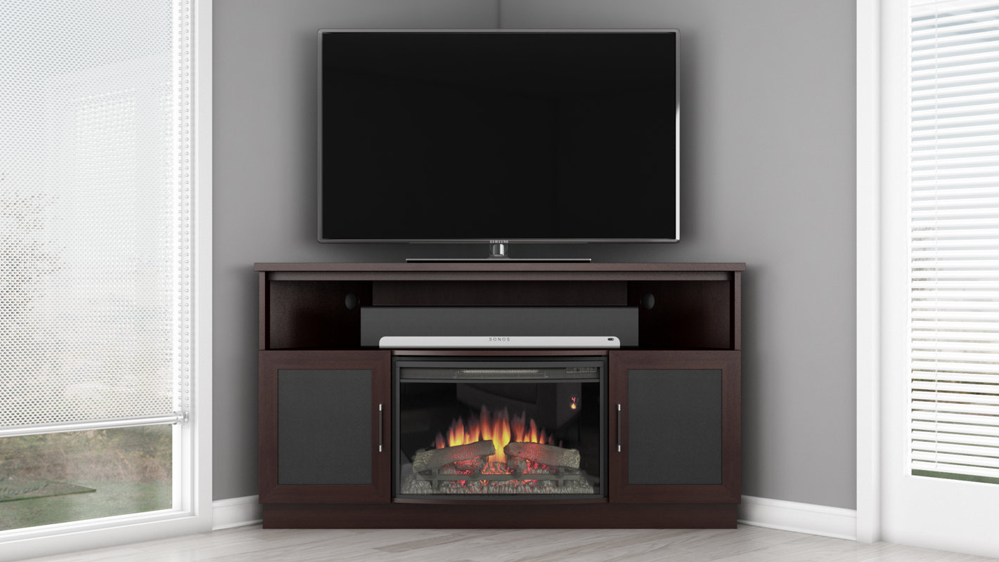 Furnitech 60" TV Stand with Fireplace & Reviews Wayfair