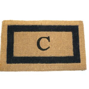 Straub Monogram Fiber Doormat