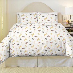 dog themed bedding wayfair dog themed sheets