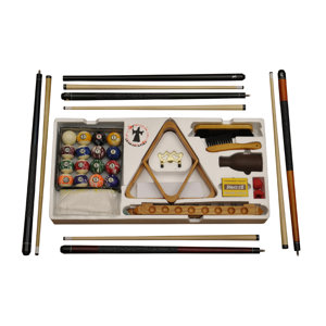 Traditional Cedar Log Deluxe Pool Table Accessory Kit