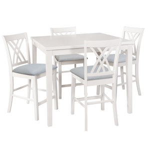 Counter Height Dinettes Breakfast Nooks You Ll Love Wayfair Gia 5 Piece Breakfast Nook Dining Set