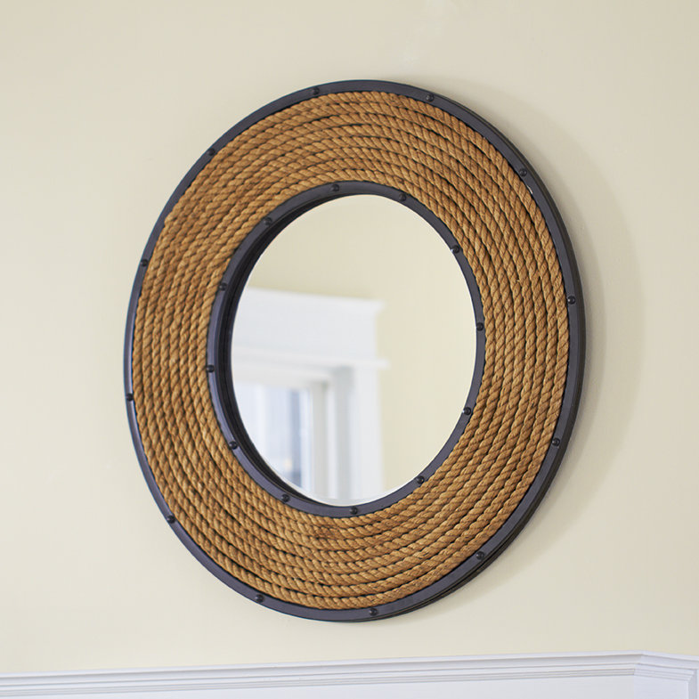 Birch Lane™ Round Rope Mirror & Reviews Birch Lane
