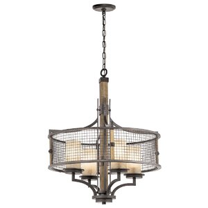 Laudalino 4-Light Drum Chandelier