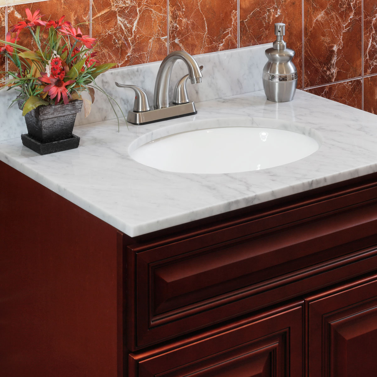 Lesscare Cara White 31 Single Bathroom Vanity Top Wayfair