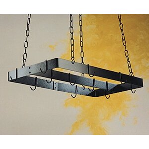 Ceiling Mount Pot Rack with Centerbar