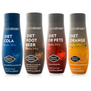 Diet Fountain Style Sparkling Drink Mix Variety Pack 440ml 4 Pack