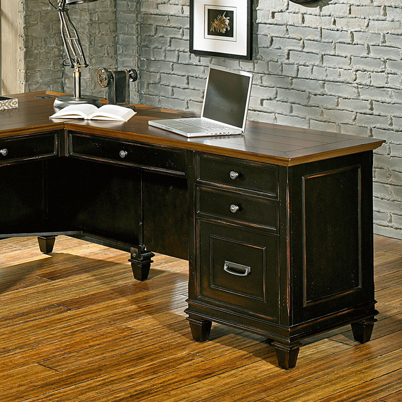 Martin Furniture Hartford 3 Piece LShaped Desk Office Suite & Reviews Wayfair