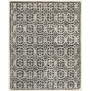 Hypoallergenic Rugs Wayfair Fairburn Black Ivory Area Rug
