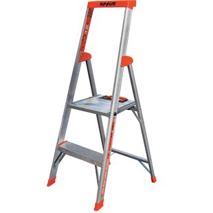 Flip N Lite 4 Ft Aluminum Step Ladder with 300 Lb Load review