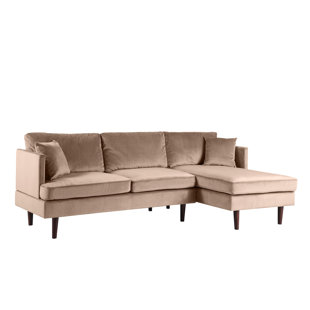 Modern Contemporary Ultra Suede Sectional Sofa Allmodern Marshal Sectional