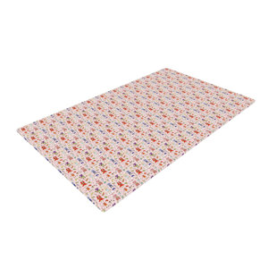 Holly Helgeson Miss Ruby Pattern Pink Area Rug