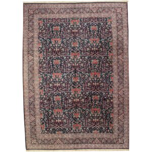 Buy Fine Sino Persian Mostofi Hand-Knotted Wool Brown Area Rug!