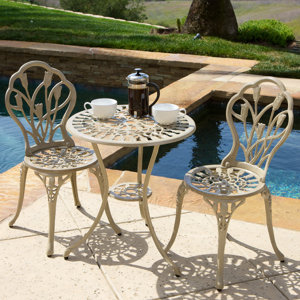 Wilkins 3 Piece Bistro Set