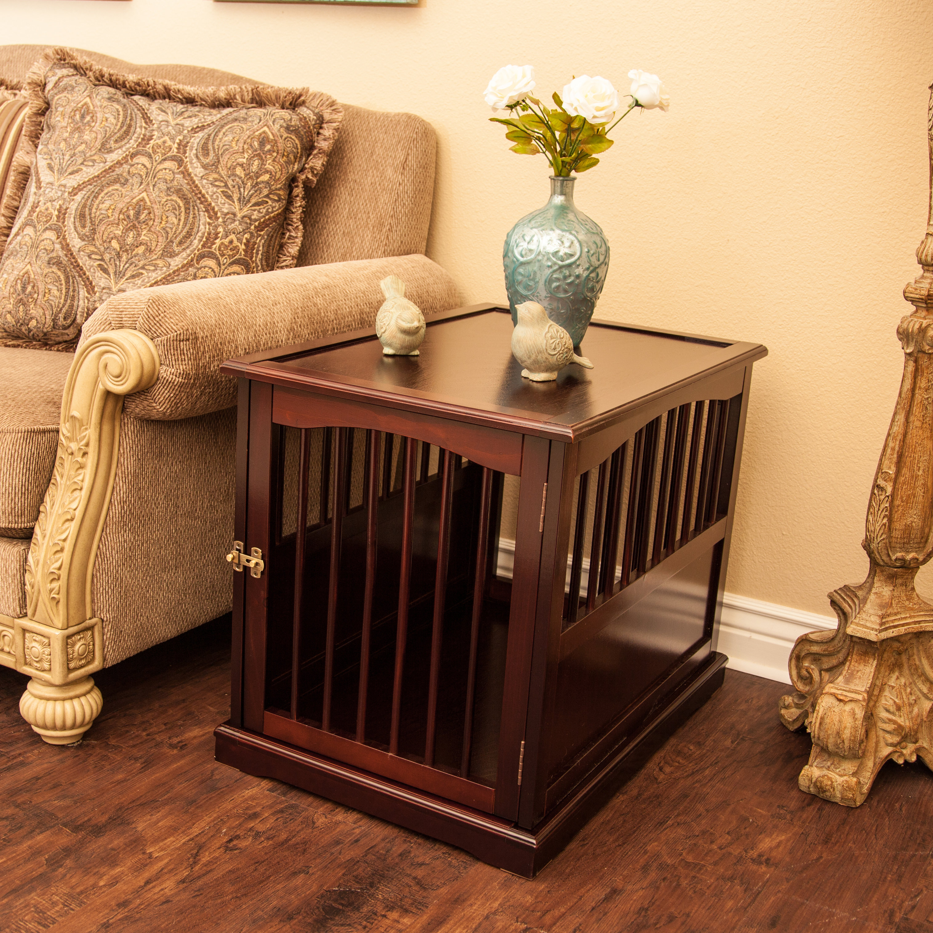 Wayfair Primetime Petz Pet Crate End Table In Walnut