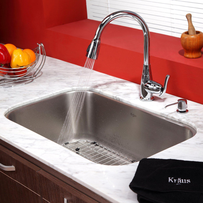 Kraus Kitchen Combos 31.5" x 18.38" Undermount Kitchen ...