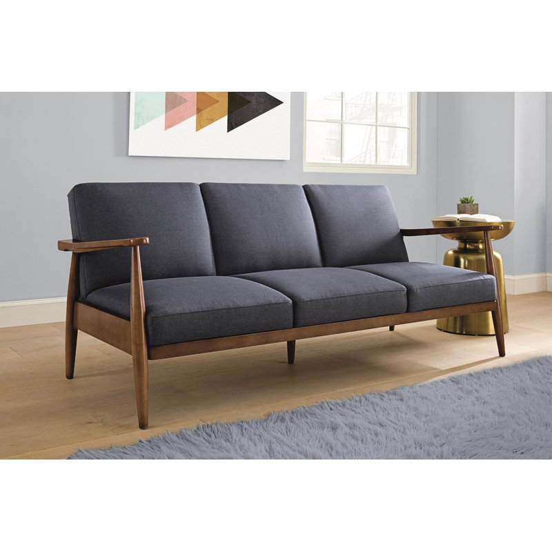 Langley Street Jermaine Mid Century Modern Convertible Sofa Wayfair Jermaine Mid Century Modern Convertible Sofa
