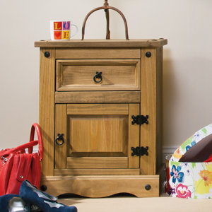 Nachttisch Corona mit Schublade von Home & Haus
