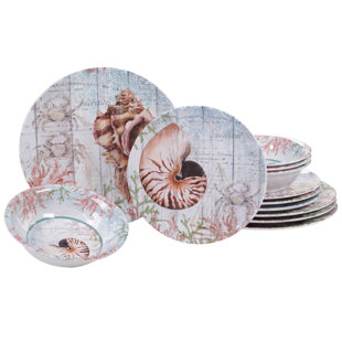Coastal Dinnerware Sets You\'ll Love | Wayfair Coastal Dinnerware Sets You\'ll Love | Wayfair