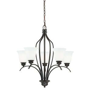 Darby 5-Light Shaded Chandelier