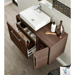 Ultra 45 cm Wandmontierter Waschtisch Horizon mi..