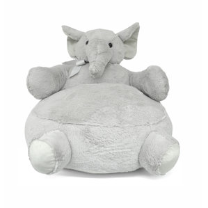 Argill Elephant Figural Plush Kids Novelty Chair by Harriet Bee