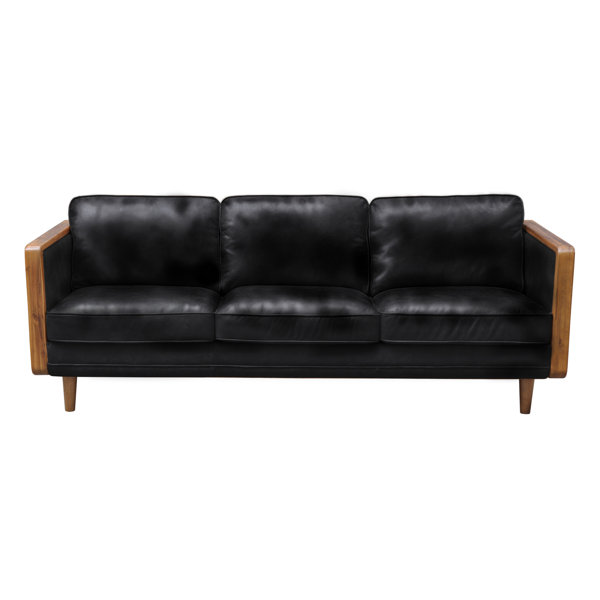 Aric Mandalay Oxford Leather Sofa