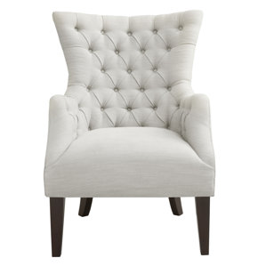 Steelton Button Tufted Wingback Chair ..