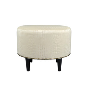 Tillie Upholstered Ottoman by MJL Furn..