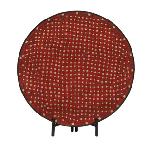 Decorative Platter On Stand Wayfair Mosaic Decorative Platter With Stand