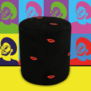 Pouf Pop Art Lips von HappyBarok