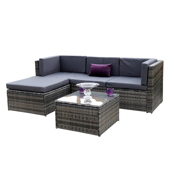 Rattan Sofa Sets You Ll Love Wayfair Co Uk