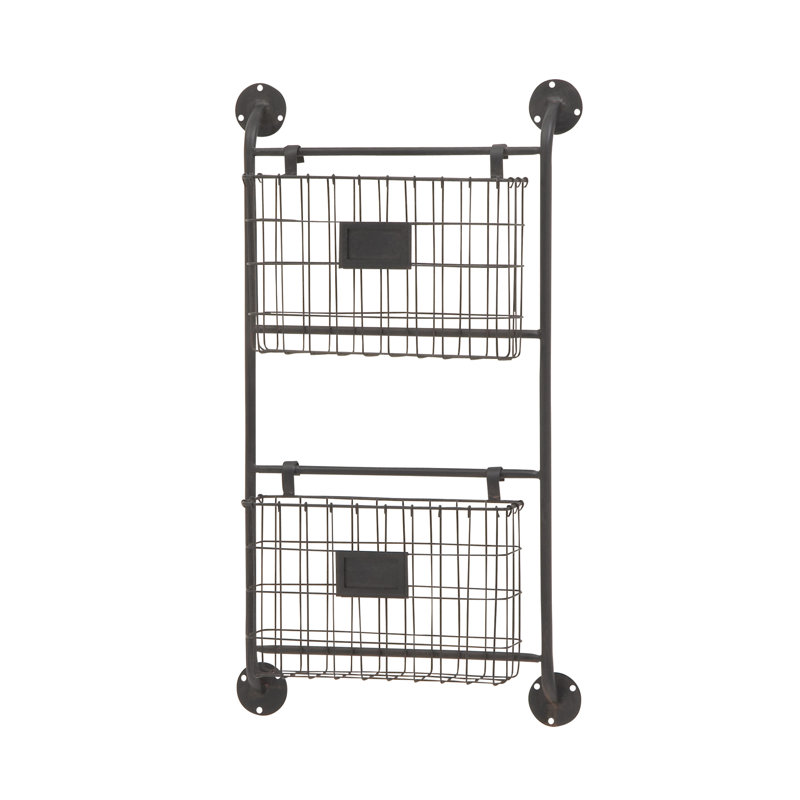 Cole & Grey Wall Organizer with Baskets & Reviews Wayfair