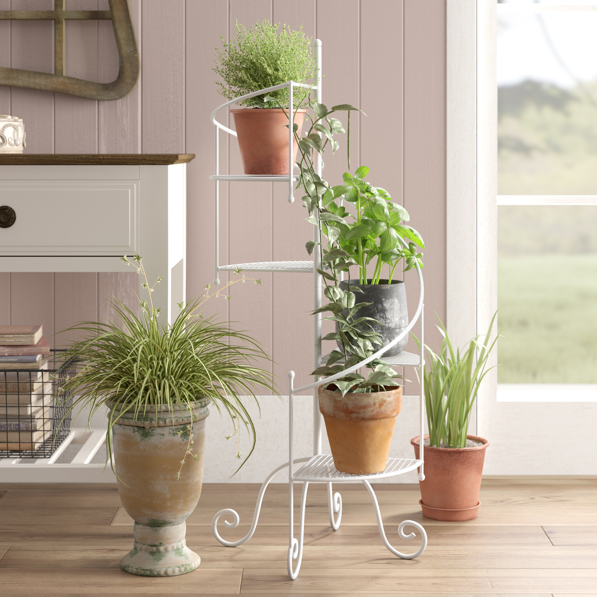Lark Manor Oxalide Multi Tiered Plant Stand Reviews Wayfair