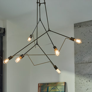 Extra Long Pendant Light Wayfair Divergence 6 Light Cer Pendant