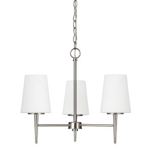 Ganador 3-Light Shaded Chandelier