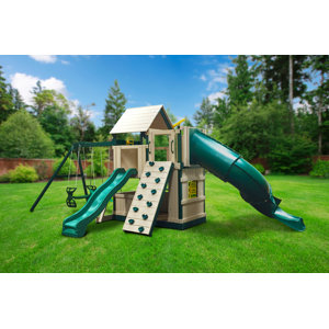Congo Explorer Tree House Climber Swing Set
