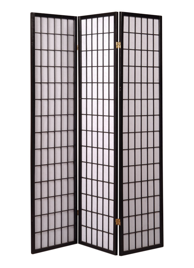 World Menagerie Chantae Shoji 3 Panel Room Divider Reviews Wayfair