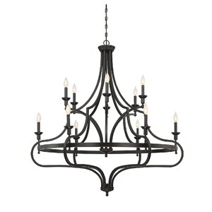 Jaycee 12-Light Candle-Style Chandelier