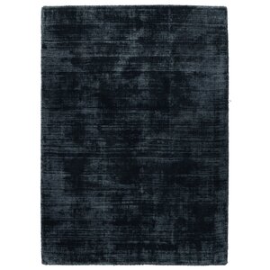 Zayne Hand-Woven Ink Blue Area Rug