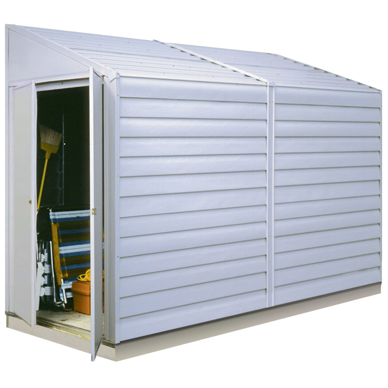 Arrow Yardsaver 4 ft. 1 in. W x 9 ft. 8 in. D Metal Lean